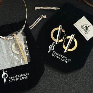 Star Wars Galactic Starcruiser Chandrila Star Line Halcyon Necklace & Earrings